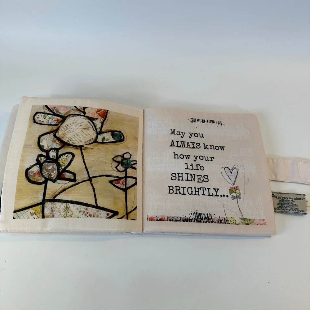 True by Kelly Rae Roberts for Demdaco‎ Art Cloth Book I Love You Baby Kids
